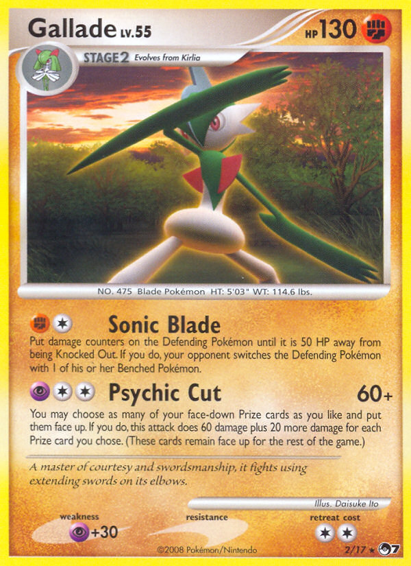 Gallade (2/17) [POP Series 7] | Game Master's Emporium (The New GME)