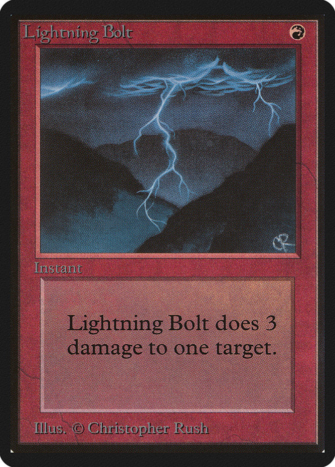 Lightning Bolt [Beta Edition] | Game Master's Emporium (The New GME)