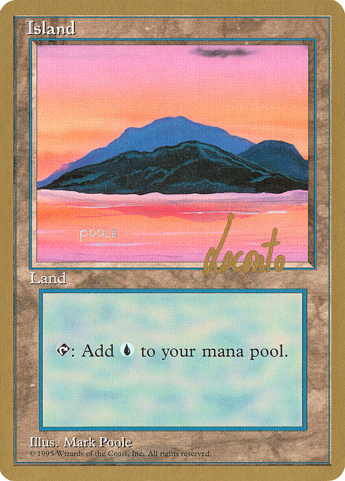 Island (ml369) (Michael Loconto) [Pro Tour Collector Set] | Game Master's Emporium (The New GME)