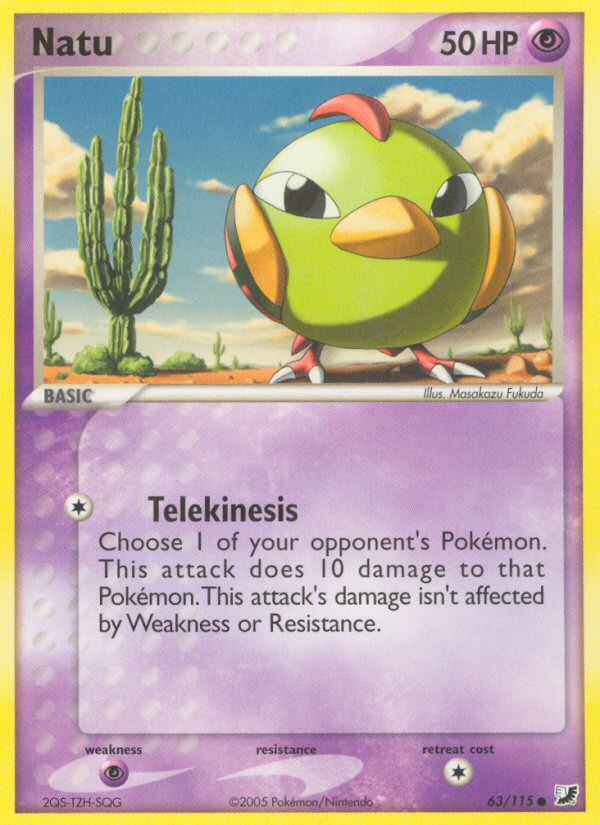 Natu (63/115) [EX: Unseen Forces] | Game Master's Emporium (The New GME)
