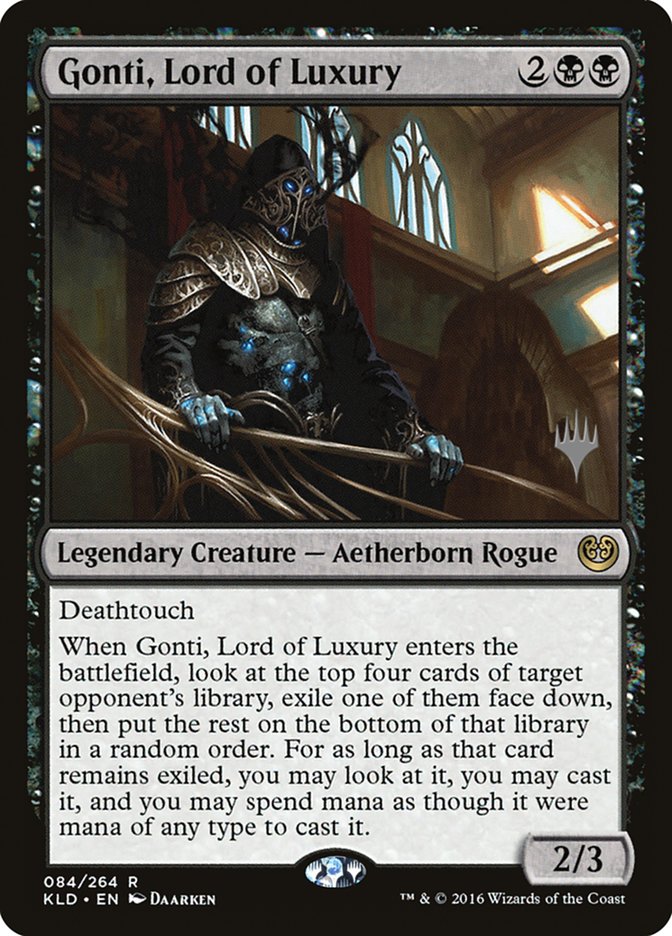 Gonti, Lord of Luxury (Promo Pack) [Kaladesh Promos] | Game Master's Emporium (The New GME)