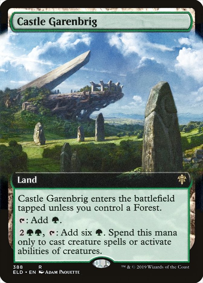 Castle Garenbrig (Extended Art) [Throne of Eldraine] | Game Master's Emporium (The New GME)