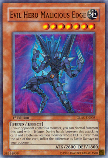 Evil Hero Malicious Edge [GLAS-EN003] Super Rare | Game Master's Emporium (The New GME)