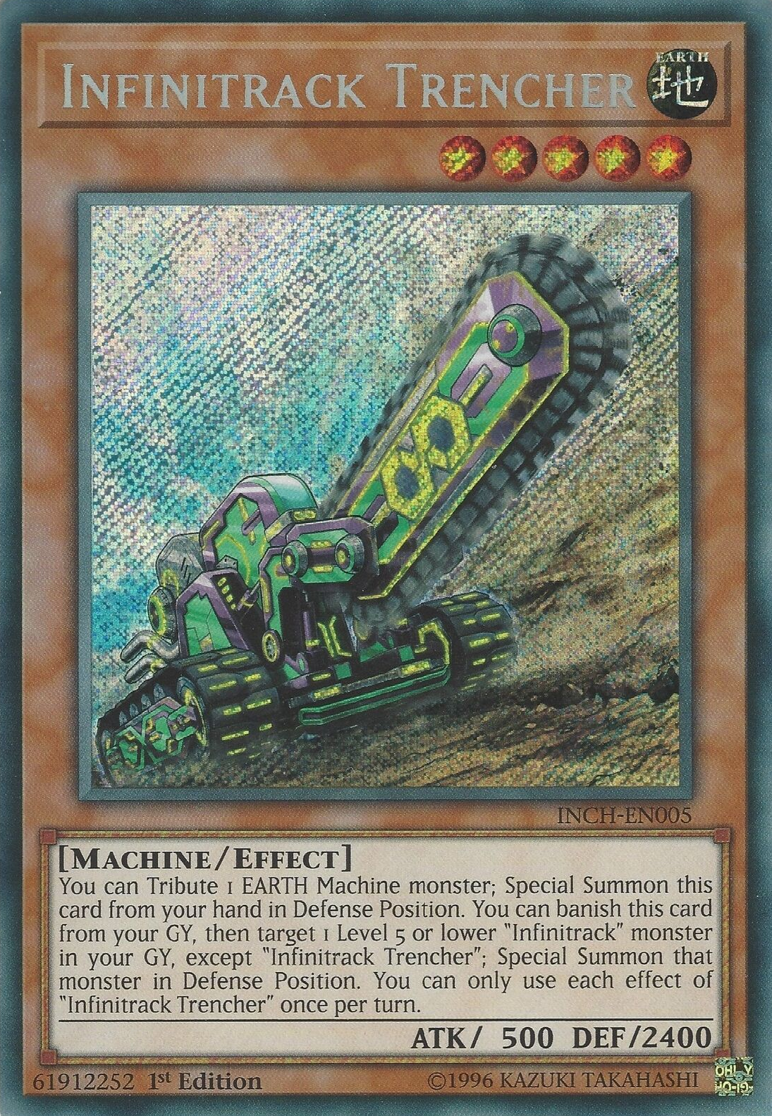 Infinitrack Trencher [INCH-EN005] Secret Rare | Game Master's Emporium (The New GME)