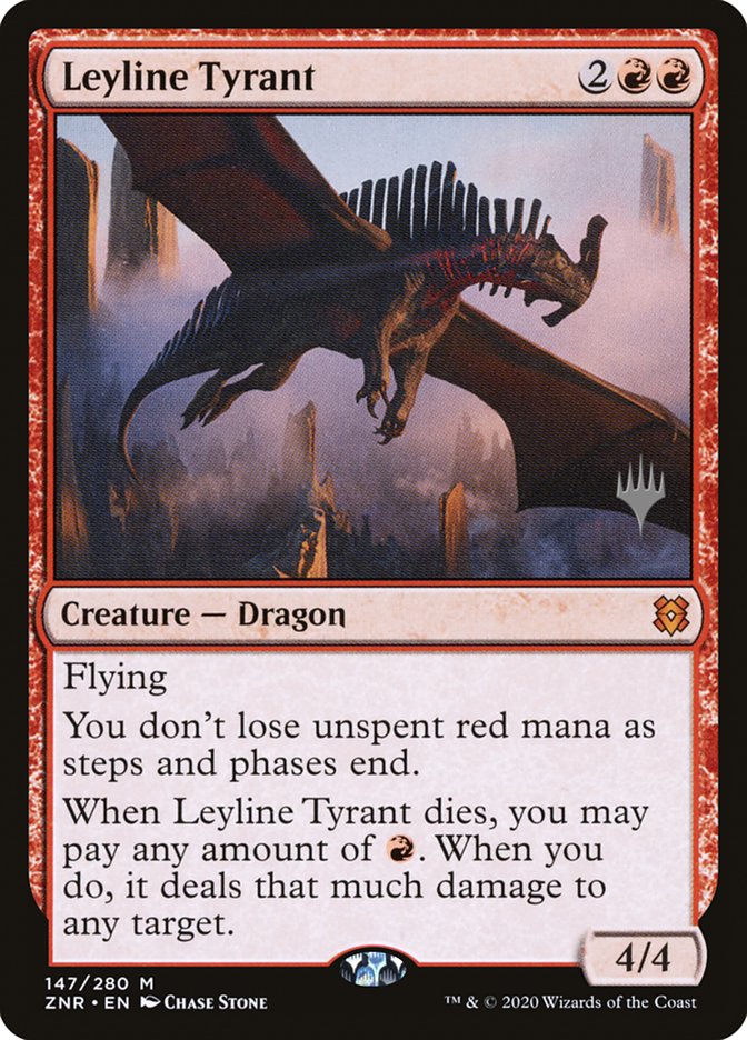 Leyline Tyrant (Promo Pack) [Zendikar Rising Promos] | Game Master's Emporium (The New GME)