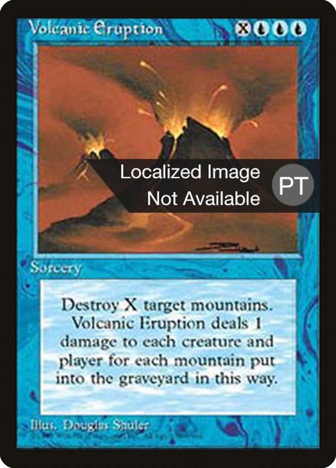 Volcanic Eruption [Fourth Edition (Foreign Black Border)] | Game Master's Emporium (The New GME)