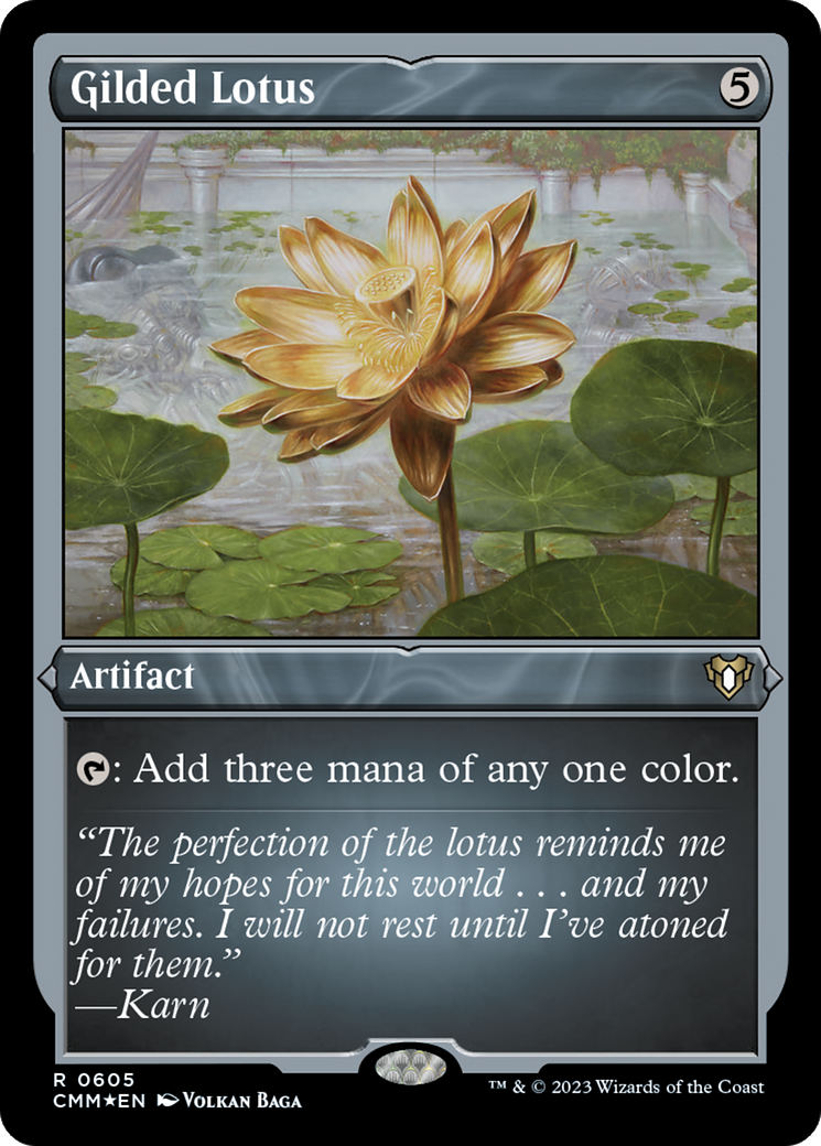 Gilded Lotus (Foil Etched) [Commander Masters] | Game Master's Emporium (The New GME)