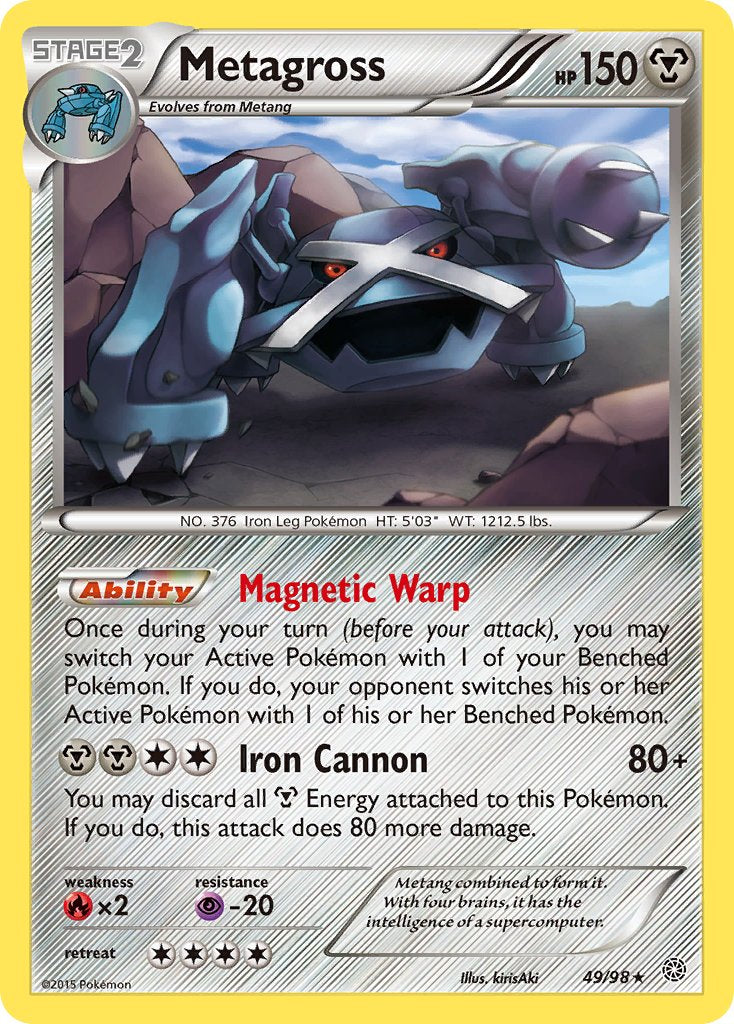 Metagross (49/98) (Theme Deck Exclusive) [XY: Ancient Origins] | Game Master's Emporium (The New GME)