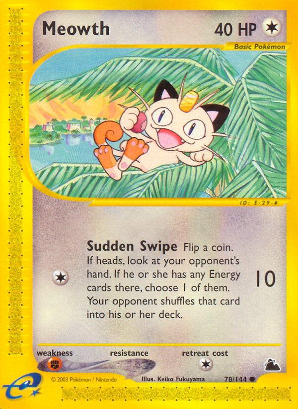 Meowth (78/144) [Skyridge] | Game Master's Emporium (The New GME)