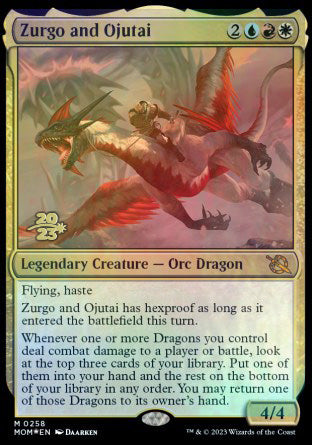 Zurgo and Ojutai [March of the Machine Prerelease Promos] | Game Master's Emporium (The New GME)