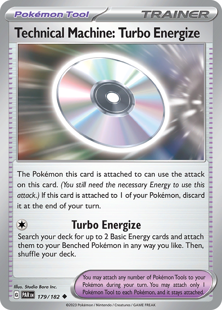 Technical Machine: Turbo Energize (179/182) [Scarlet & Violet: Paradox Rift] | Game Master's Emporium (The New GME)