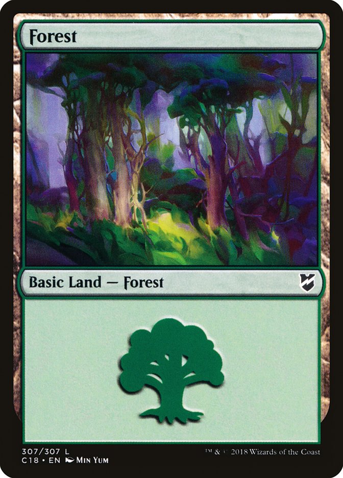 Forest (307) [Commander 2018] | Game Master's Emporium (The New GME)