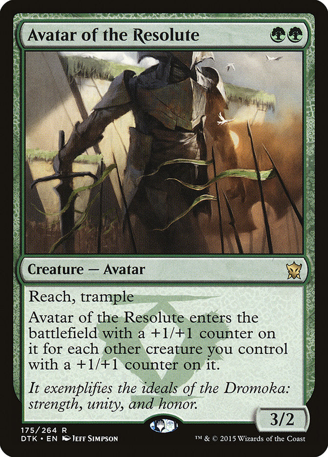 Avatar of the Resolute [Dragons of Tarkir] | Game Master's Emporium (The New GME)