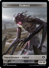 Eldrazi // Knight Double-Sided Token [Commander Masters Tokens] | Game Master's Emporium (The New GME)