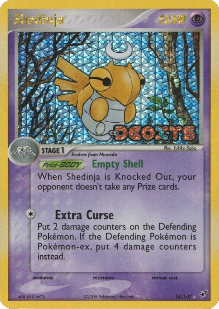 Shedinja (14/107) (Stamped) [EX: Deoxys] | Game Master's Emporium (The New GME)