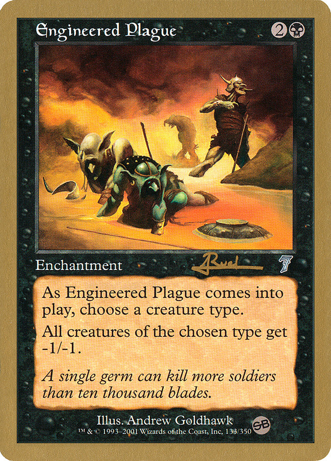 Engineered Plague (Antoine Ruel) (SB) [World Championship Decks 2001] | Game Master's Emporium (The New GME)