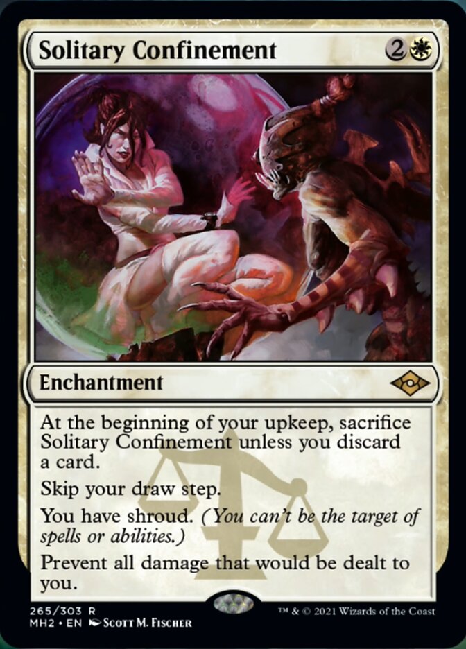 Solitary Confinement (Foil Etched) [Modern Horizons 2] | Game Master's Emporium (The New GME)