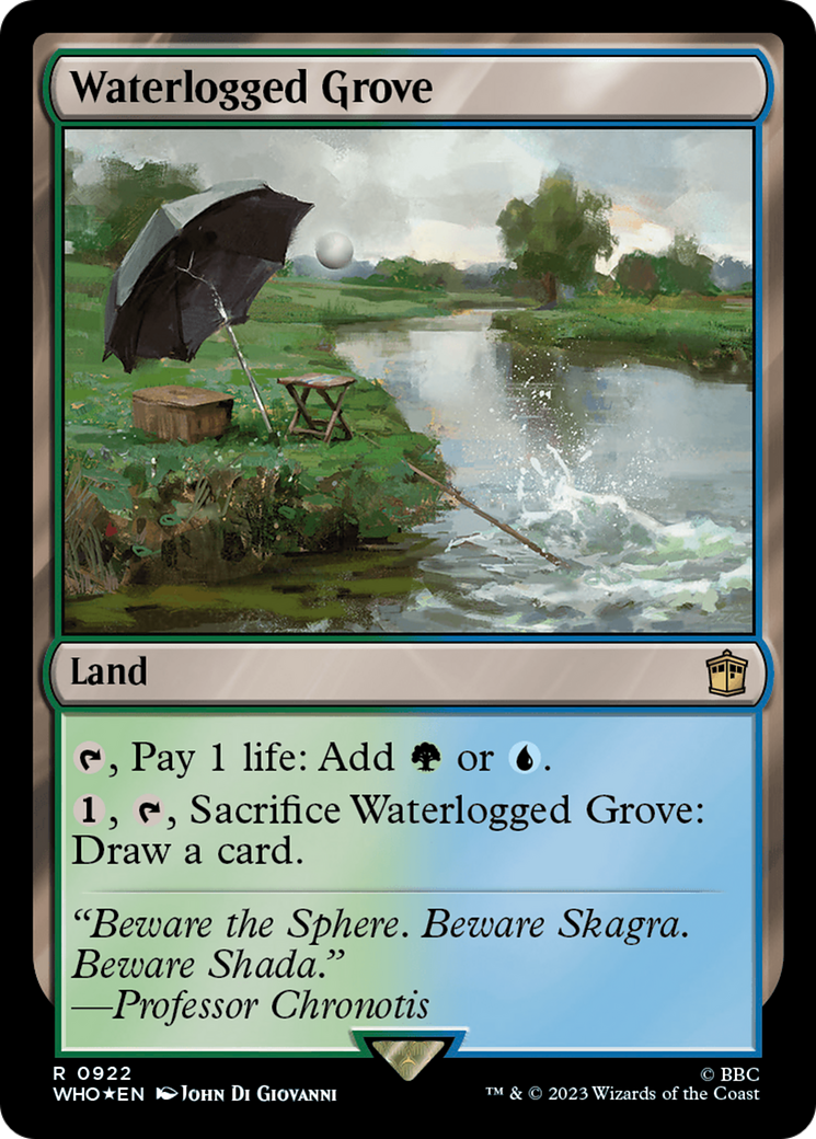 Waterlogged Grove (Surge Foil) [Doctor Who] | Game Master's Emporium (The New GME)