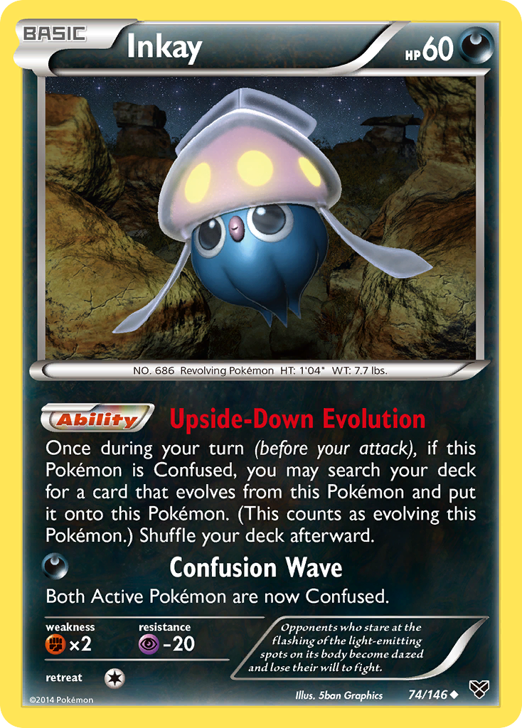 Inkay (74/146) [XY: Base Set] | Game Master's Emporium (The New GME)