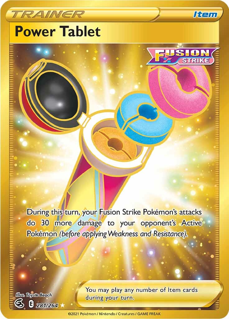 Power Tablet (281/264) [Sword & Shield: Fusion Strike] | Game Master's Emporium (The New GME)