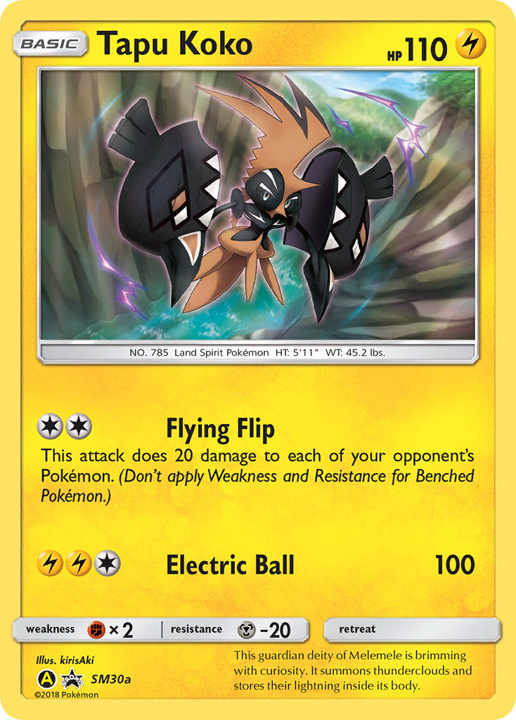 Tapu Koko (SM30a) [Sun & Moon: Black Star Promos] | Game Master's Emporium (The New GME)