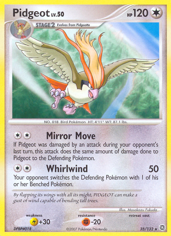 Pidgeot (35/132) [Diamond & Pearl: Secret Wonders] | Game Master's Emporium (The New GME)