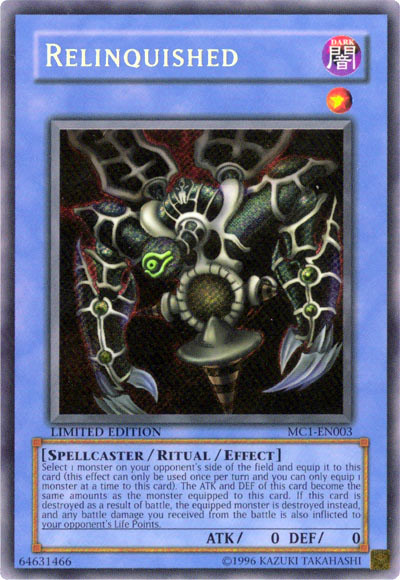 Relinquished [MC1-EN003] Secret Rare | Game Master's Emporium (The New GME)