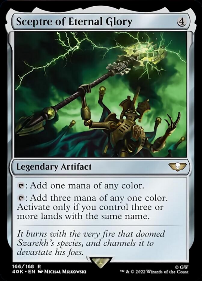 Sceptre of Eternal Glory (Surge Foil) [Warhammer 40,000] | Game Master's Emporium (The New GME)