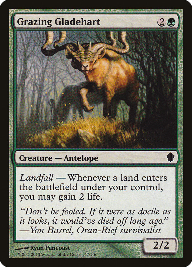 Grazing Gladehart [Commander 2013] | Game Master's Emporium (The New GME)