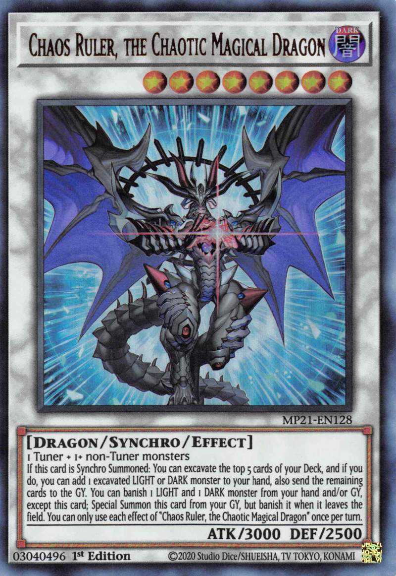 Chaos Ruler, the Chaotic Magical Dragon [MP21-EN128] Ultra Rare | Game Master's Emporium (The New GME)