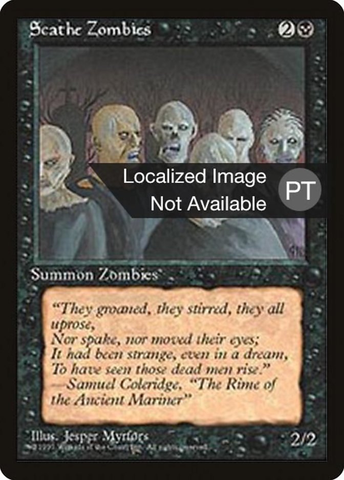 Scathe Zombies [Fourth Edition (Foreign Black Border)] | Game Master's Emporium (The New GME)