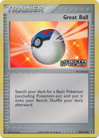 Great Ball (90/113) (Stamped) [EX: Delta Species] | Game Master's Emporium (The New GME)