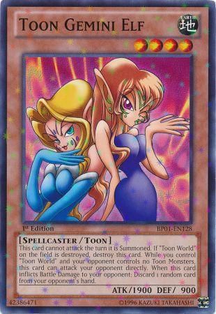 Toon Gemini Elf [BP01-EN128] Starfoil Rare | Game Master's Emporium (The New GME)