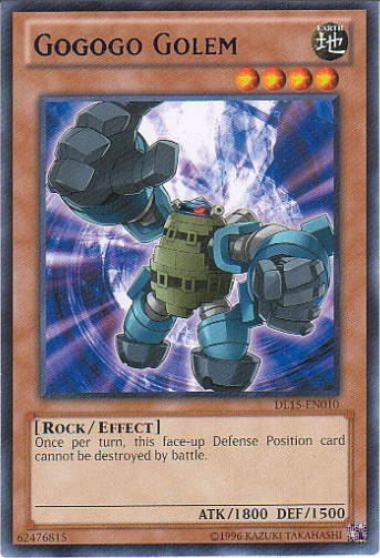 Gogogo Golem (Blue) [DL15-EN010] Rare | Game Master's Emporium (The New GME)