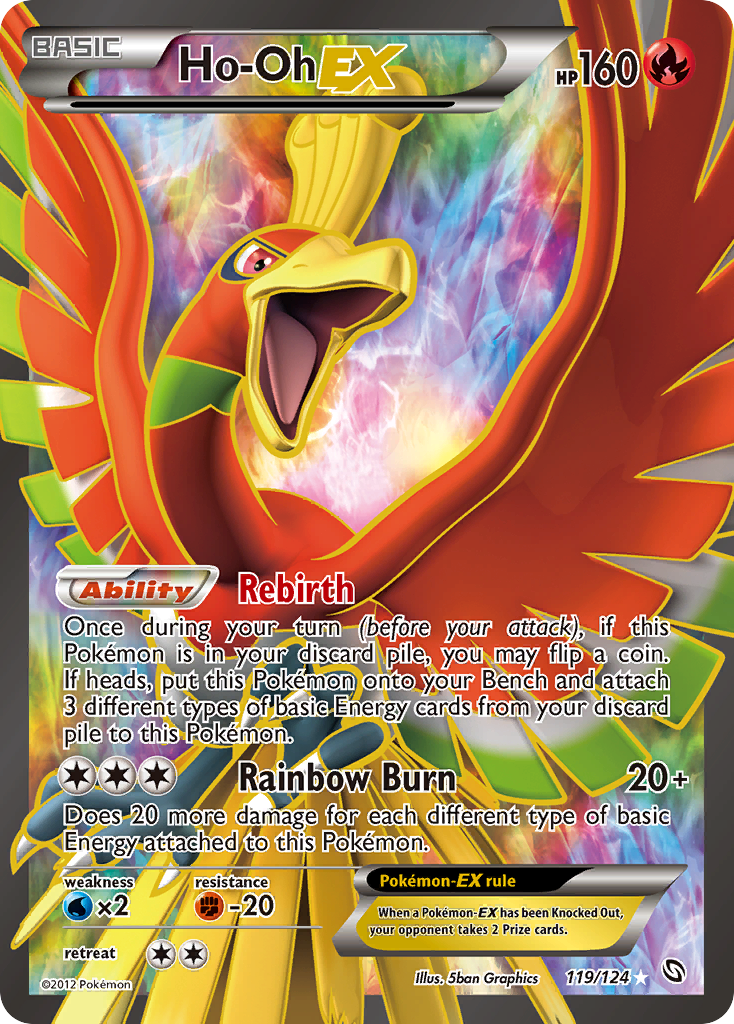 Ho-Oh EX (119/124) [Black & White: Dragons Exalted] | Game Master's Emporium (The New GME)