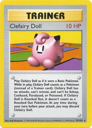 Clefairy Doll (70/102) [Base Set Shadowless Unlimited] | Game Master's Emporium (The New GME)