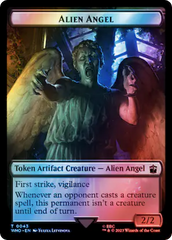 Alien Angel // Alien Salamander Double-Sided Token (Surge Foil) [Doctor Who Tokens] | Game Master's Emporium (The New GME)