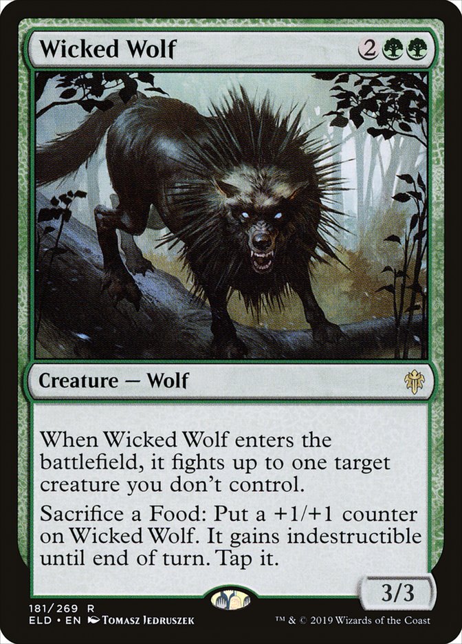 Wicked Wolf [Throne of Eldraine] | Game Master's Emporium (The New GME)