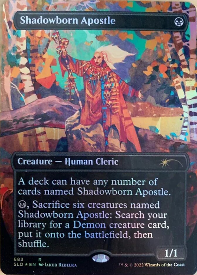 Shadowborn Apostle (Borderless) (683) [Secret Lair Drop Promos] | Game Master's Emporium (The New GME)