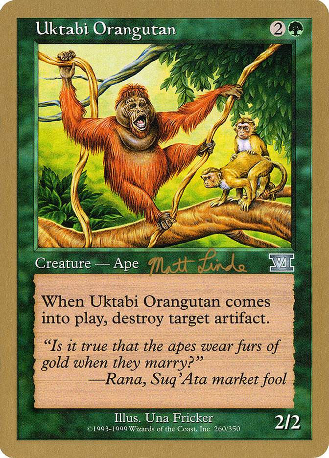 Uktabi Orangutan (Matt Linde) [World Championship Decks 1999] | Game Master's Emporium (The New GME)