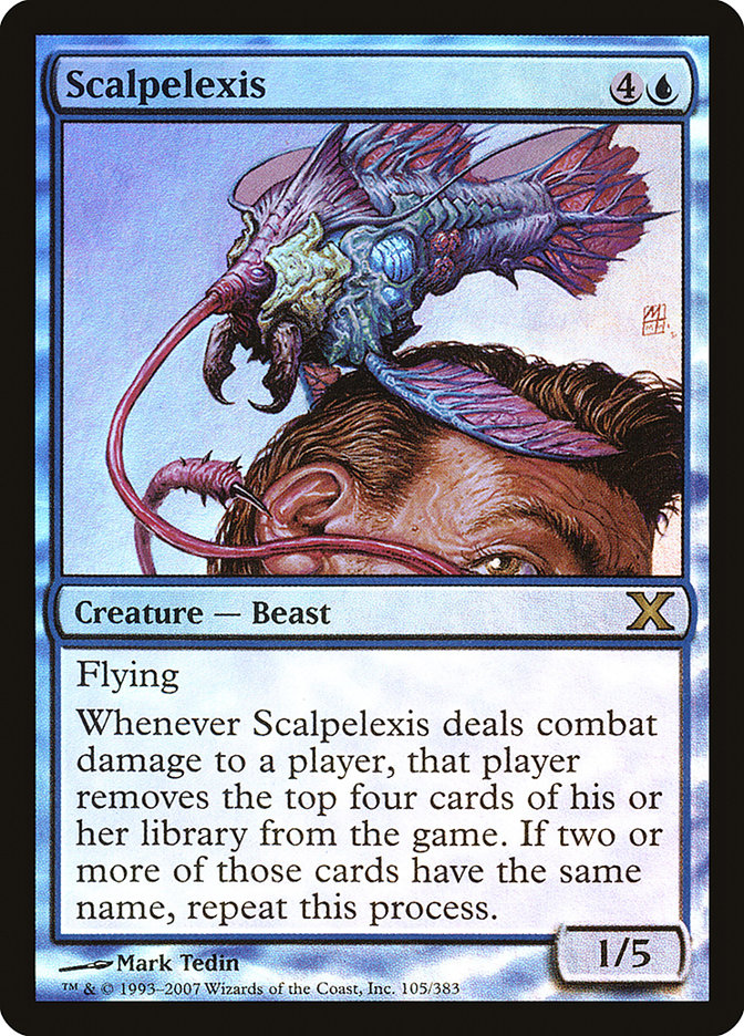 Scalpelexis (Premium Foil) [Tenth Edition] | Game Master's Emporium (The New GME)