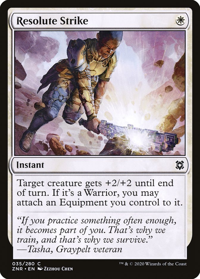 Resolute Strike [Zendikar Rising] | Game Master's Emporium (The New GME)