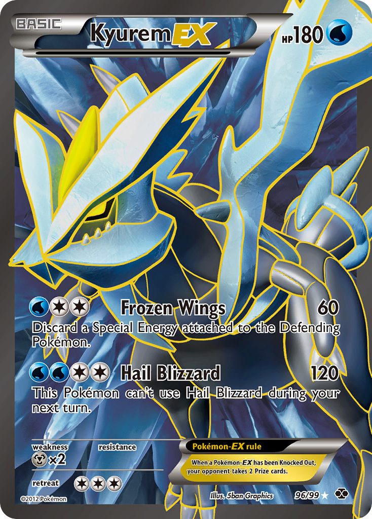 Kyurem EX (96/99) [Black & White: Next Destinies] | Game Master's Emporium (The New GME)