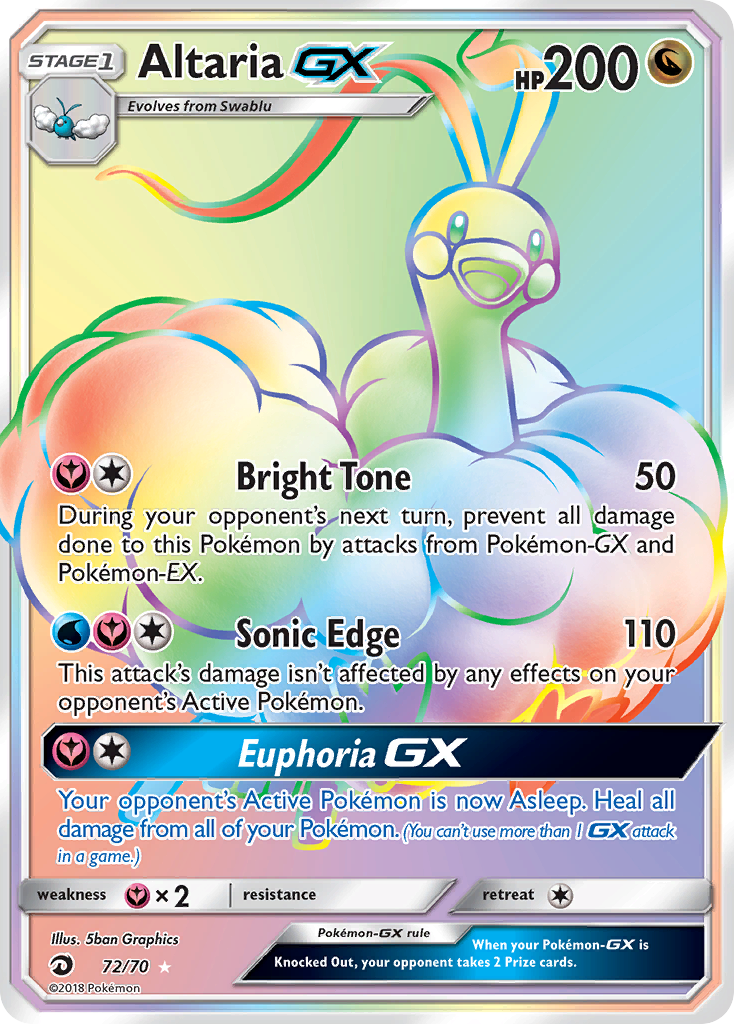 Altaria GX (72/70) [Sun & Moon: Dragon Majesty] | Game Master's Emporium (The New GME)