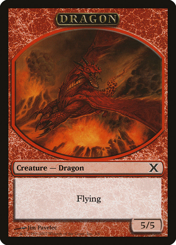 Dragon Token [Tenth Edition Tokens] | Game Master's Emporium (The New GME)