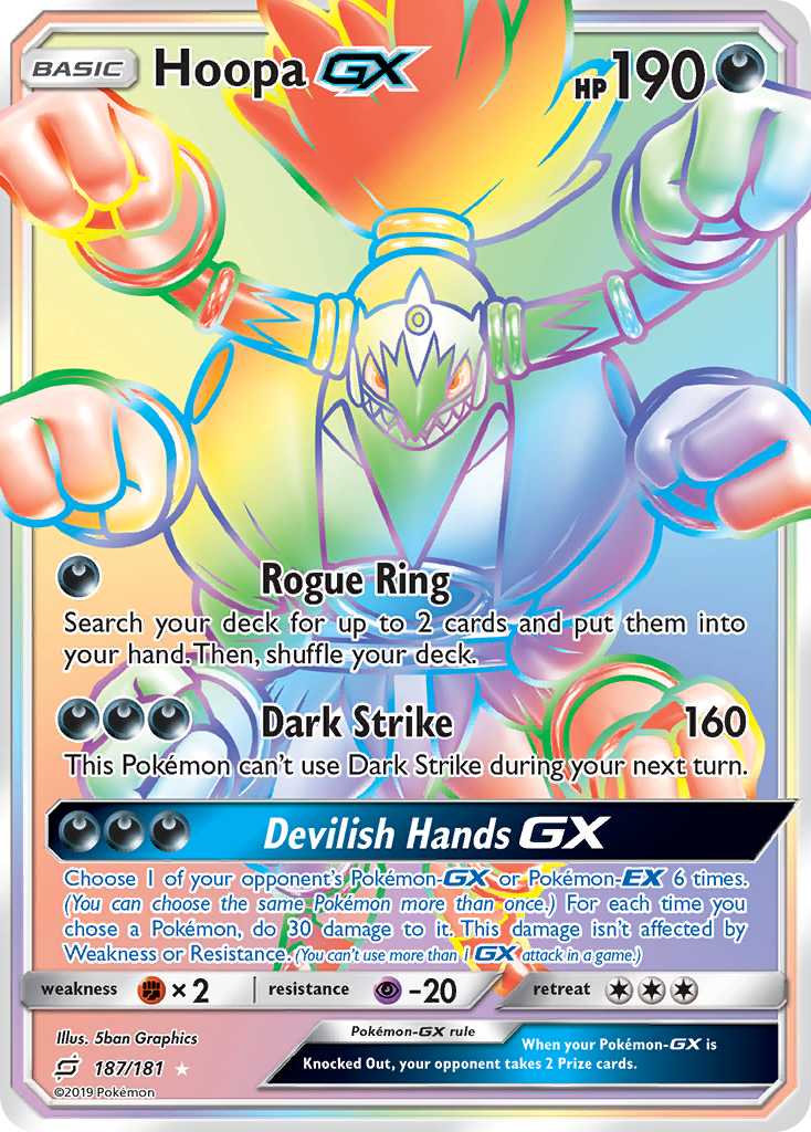 Hoopa GX (187/181) [Sun & Moon: Team Up] | Game Master's Emporium (The New GME)