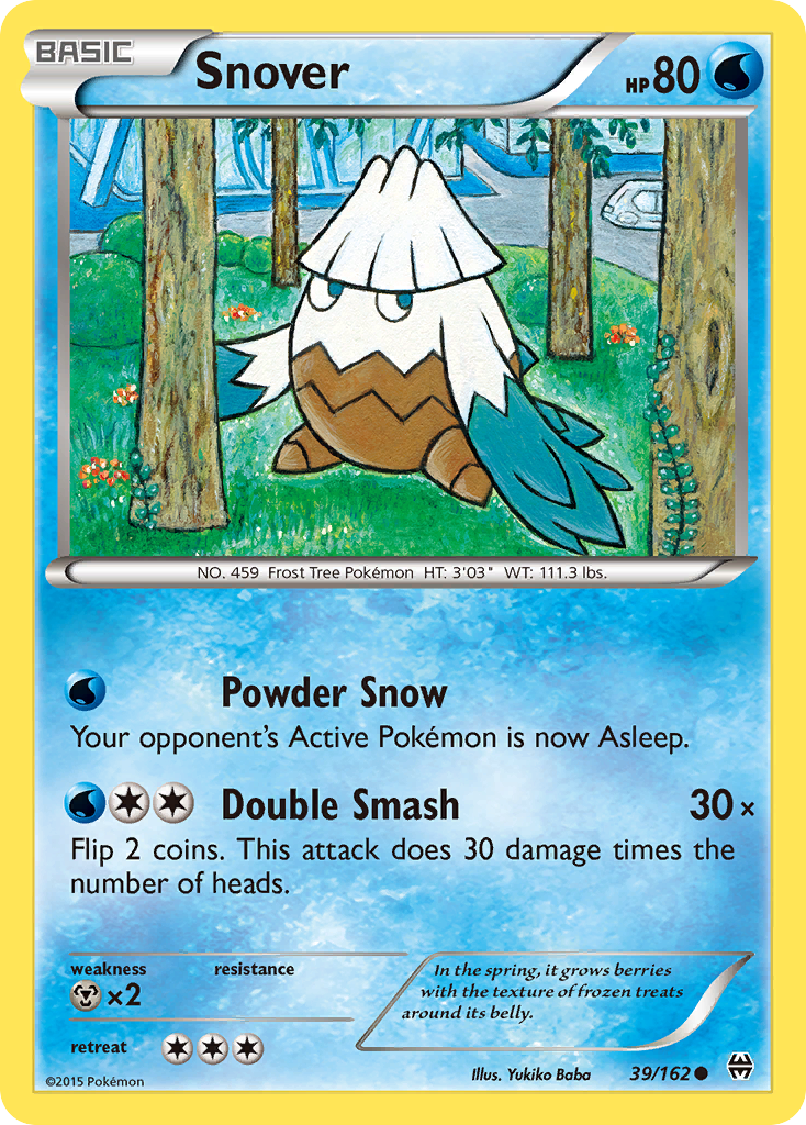 Snover (39/162) [XY: BREAKthrough] | Game Master's Emporium (The New GME)