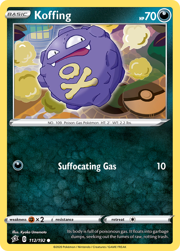 Koffing (112/192) [Sword & Shield: Rebel Clash] | Game Master's Emporium (The New GME)
