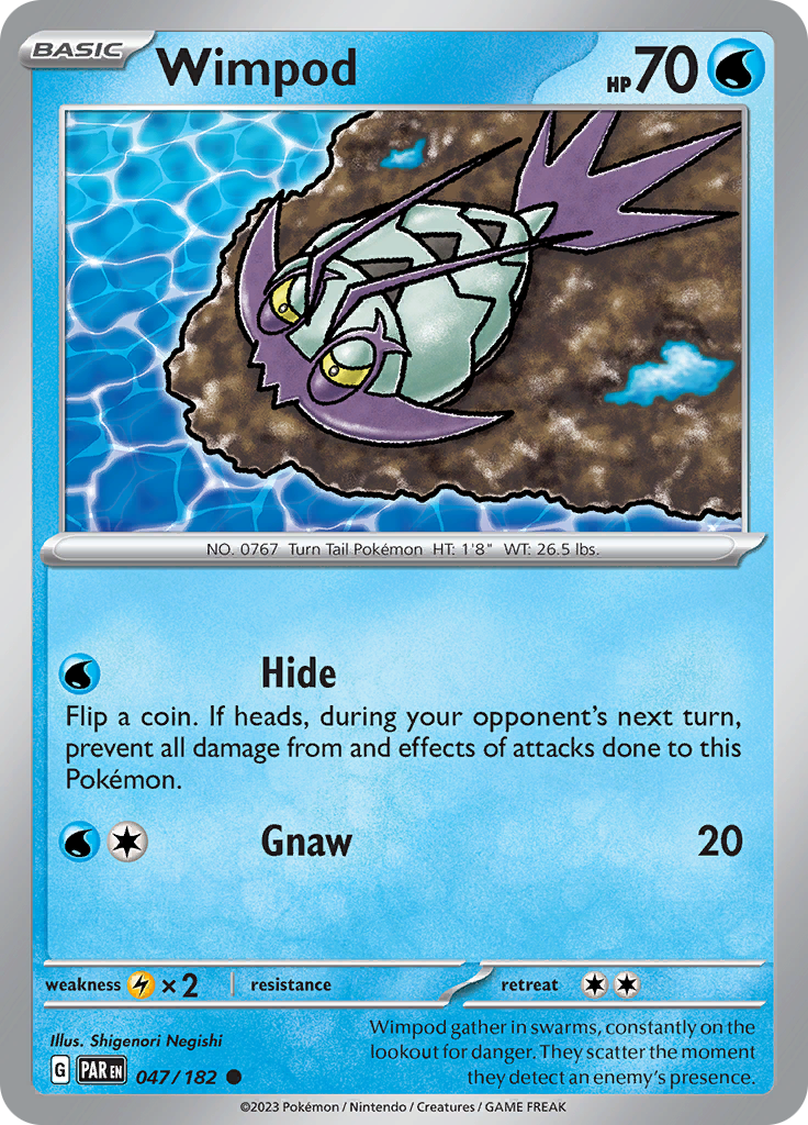 Wimpod (047/182) [Scarlet & Violet: Paradox Rift] | Game Master's Emporium (The New GME)