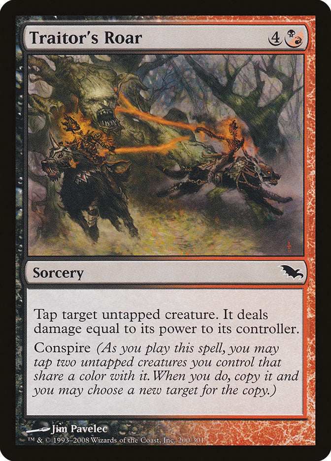 Traitor's Roar [Shadowmoor] | Game Master's Emporium (The New GME)